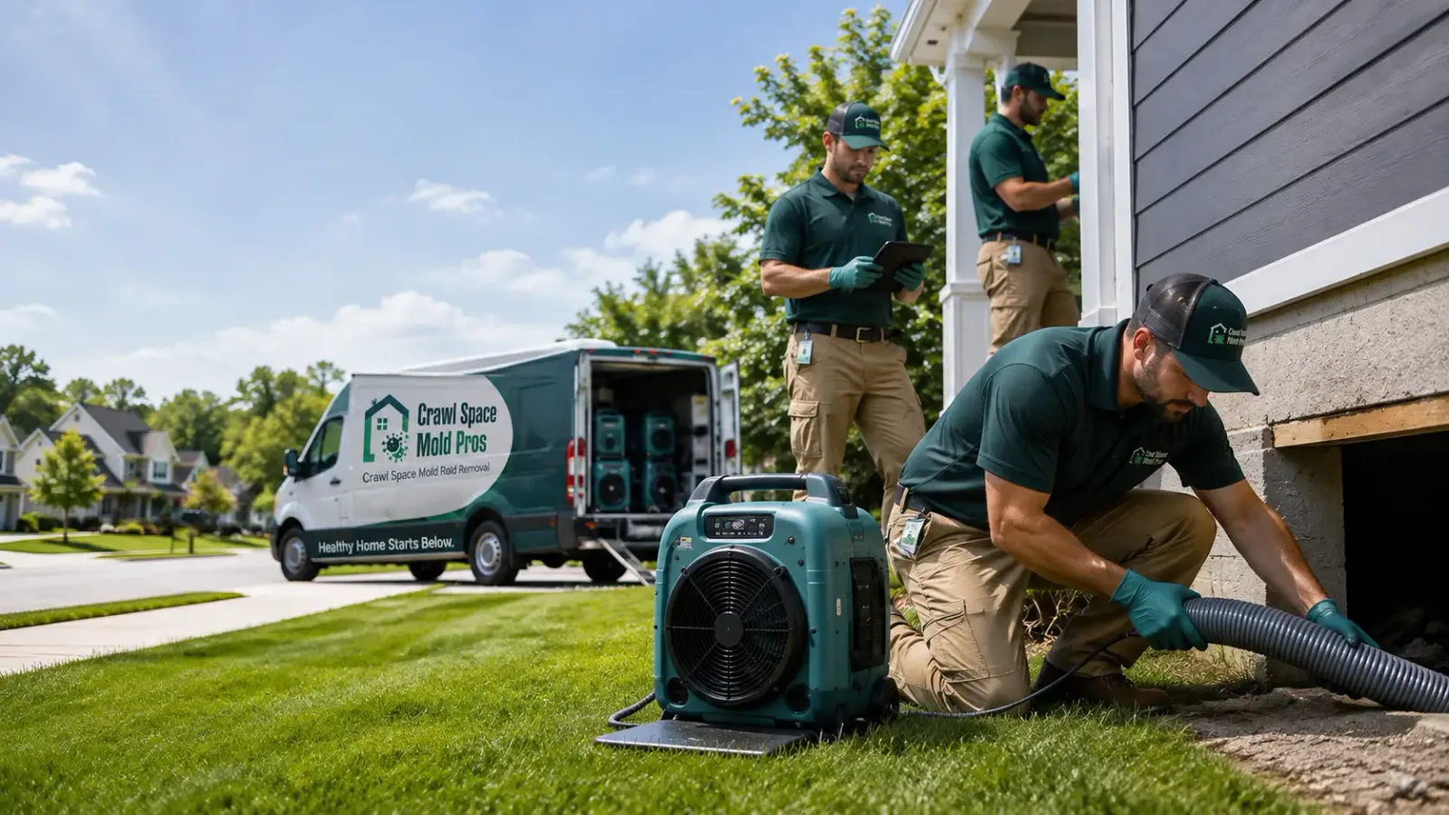 Crawl Space Mold Removal in East Canton, OH